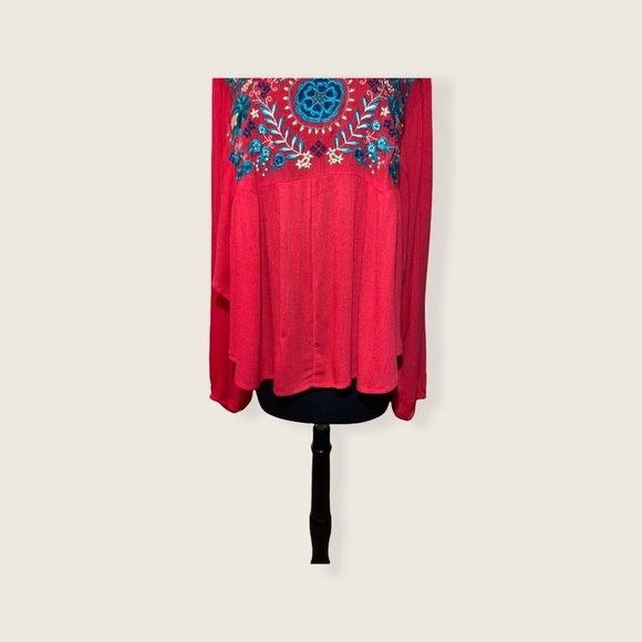 Altard State Gypsy Boho Embroidered Top L - Picture 3 of 12